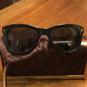 Black frame Tory sunglasses